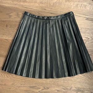 J. Crew faux leather skirt